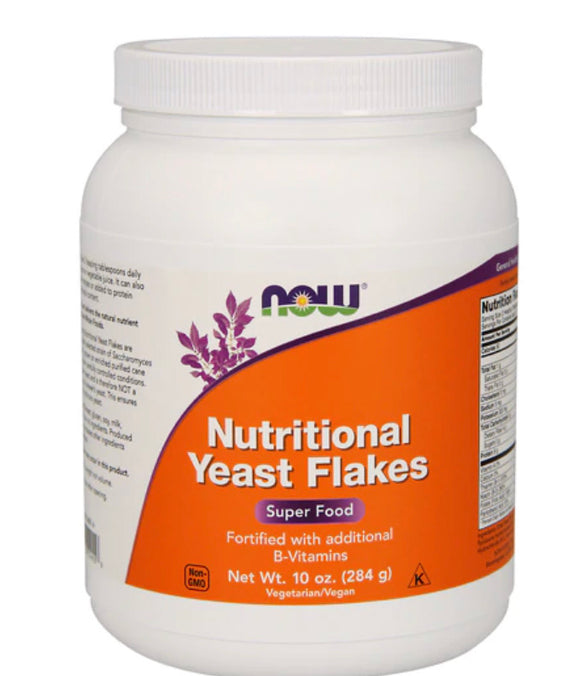 NOW Nutritional Yeast Flakes  Pure 10 oz.