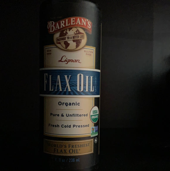 Barleans Lignan Flax oil 8oz