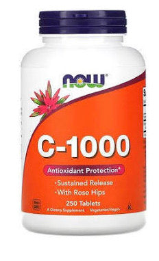 NOW Vitamin C 1000 mg. WBioflavanoids 25
