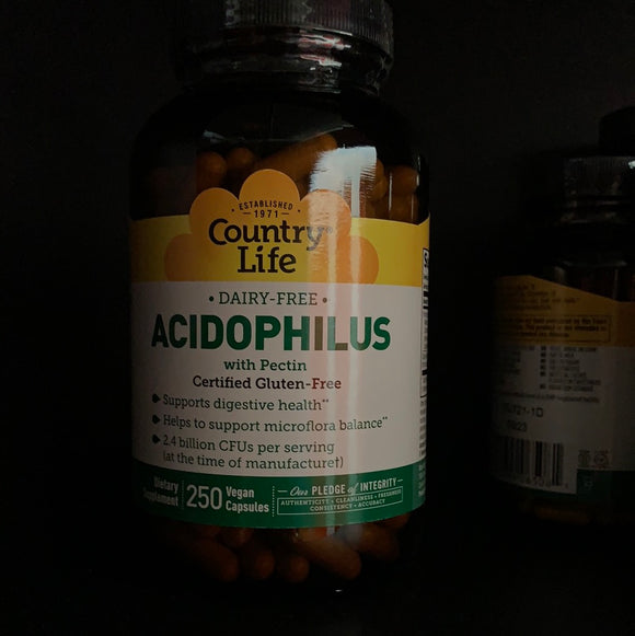 Country Life Acidophilus 250 veggie cap