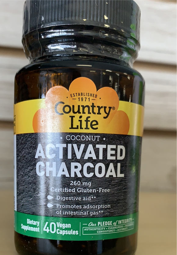 Country life Activated Charcoal 40 vc