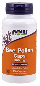 NOW Bee Pollen Caps 500 mg 100 C