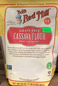 Bob's Red Mill Grain Free Cassava Flour 20 oz.