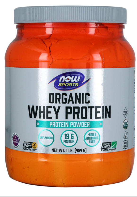 NOW Whey Protein Isolate unflavored