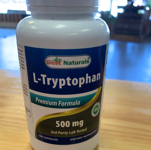 Best Naturals L Tryptophan 500 mg 120 vc
