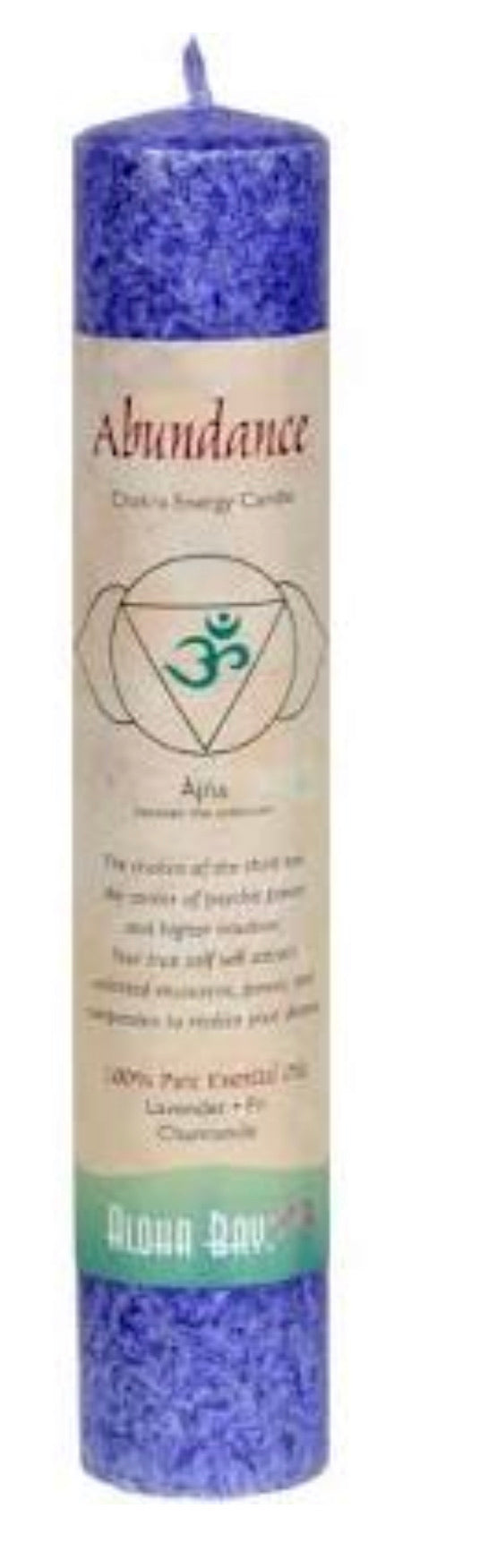 Aloha Bay Chakra Pillar Candle Abundance