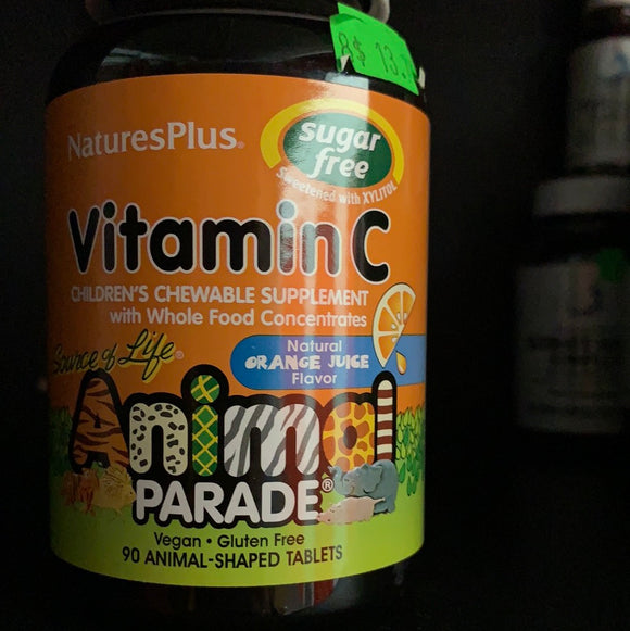Natures Plus children’s chewable vitamin C