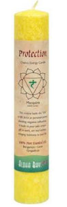 Aloha Bay Chakra Pillar Candle Protect Y