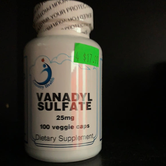 Country Health Vanadyl Sulfate 25mg 100VC