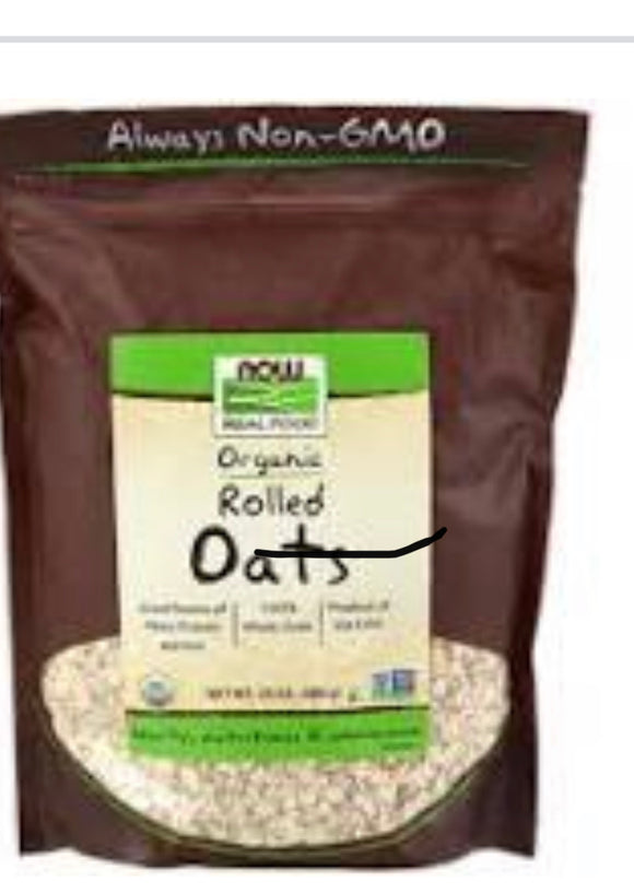 NOW Oats, Rolled Organic 24 Oz.