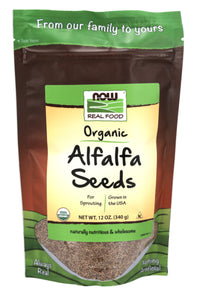NOW Organic Alfalfa Seeds For Sprouting