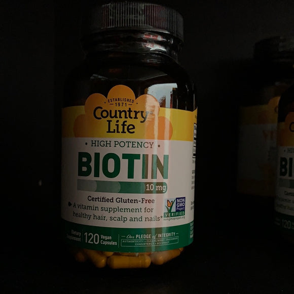 Country Life Biotin 120 vegan capsules