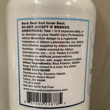 Country Health True Chelate Multi-Vitamins and Chelated Minerals IRON FREE 240C