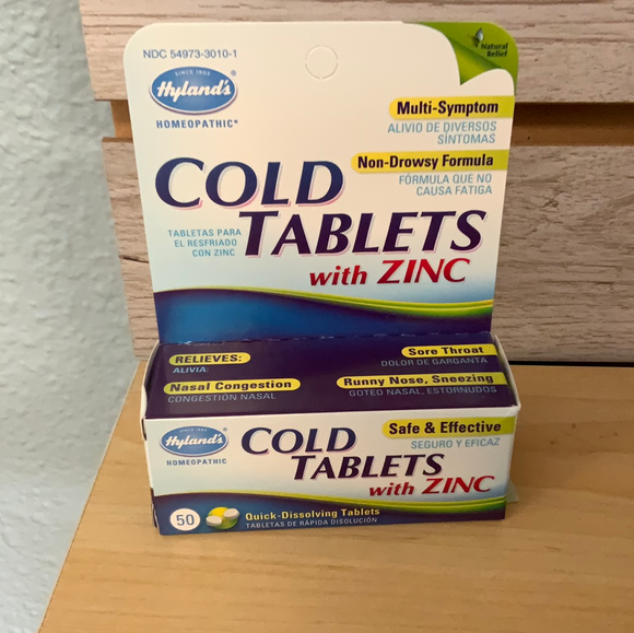 Hyland’s Cold Tablets with Zinc