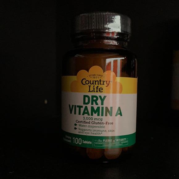 Country Life Dry Vitamin A 100 VC