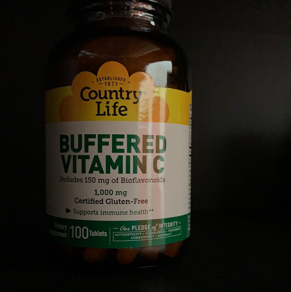 Country Life Buffered Vitamin C 100 tablets