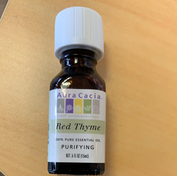 Aura Cacia Red Thyme Essential Oil .5 oz