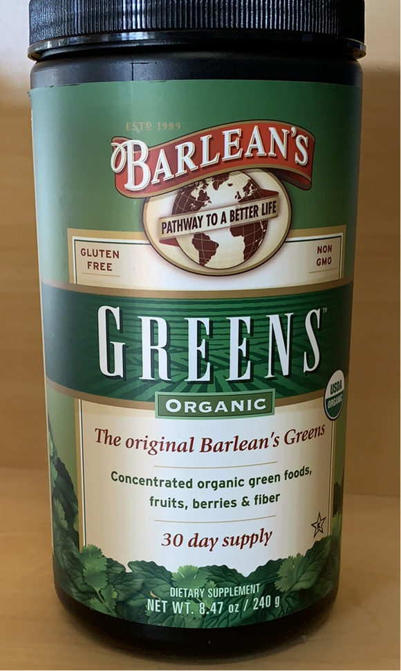Barlean's Organic Greens 8.47 oz