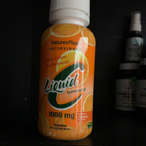 Natures Plus liquid vitamin C 8fl oz