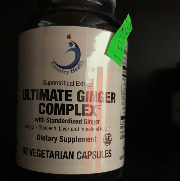 Country Health Ultimate Ginger Complex 60 VC