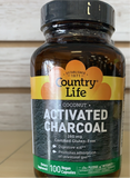 Country Life Activated Charcoal 100vc