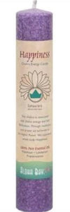 Aloha Bay Chakra Pillar Candle Happiness