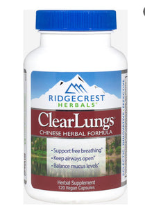 Ridgcrest Herbals Clear Lungs 120C