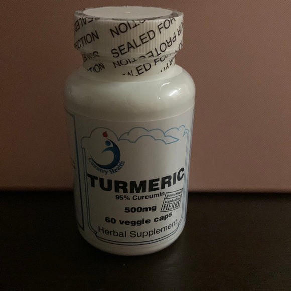 Country Health Turmeric 95% Curcumin- 500mg 60 VC
