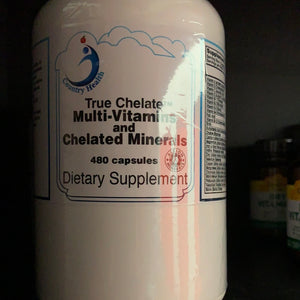 Country Health Multivitamins True chelate and Albion Chelated Minerals 480C