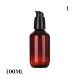 100ML-500ML Brown Transparent Hand Sanitizer Bottle Liquid Soap Whipped Mousse Points Bottling Shampoo Lotion Shower Gel Bottles