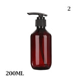 100ML-500ML Brown Transparent Hand Sanitizer Bottle Liquid Soap Whipped Mousse Points Bottling Shampoo Lotion Shower Gel Bottles