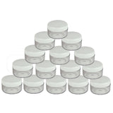 10pcs 2g/3g/5g/10g/15g/20g Empty Plastic Clear Cosmetic Jars Makeup Container Lotion Bottle Vials Face Cream Sample Pots Gel Box