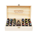doTERRA Essential Oil Storage Wooden Box 25 Compartment Storage Box 15ML 24+1 Compartment Essential Oil Display Box