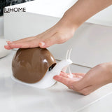Creative Snail Design Liquid Soap Dispenser Facial Cleanser Organize Bottle Shampoo Shower Gel and Lotion Storage Bottles 120ml