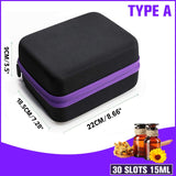 30/70 Bottles Portable Essential Oil Case Doterra 15ML Essential Oil Box Oil Bag Travel Carrying Holder Nail Polish Storage Bag