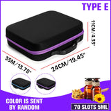 30/70 Bottles Portable Essential Oil Case Doterra 15ML Essential Oil Box Oil Bag Travel Carrying Holder Nail Polish Storage Bag