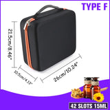 30/70 Bottles Portable Essential Oil Case Doterra 15ML Essential Oil Box Oil Bag Travel Carrying Holder Nail Polish Storage Bag