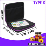 30/70 Bottles Portable Essential Oil Case Doterra 15ML Essential Oil Box Oil Bag Travel Carrying Holder Nail Polish Storage Bag