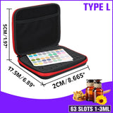 30/70 Bottles Portable Essential Oil Case Doterra 15ML Essential Oil Box Oil Bag Travel Carrying Holder Nail Polish Storage Bag