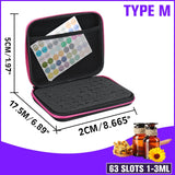 30/70 Bottles Portable Essential Oil Case Doterra 15ML Essential Oil Box Oil Bag Travel Carrying Holder Nail Polish Storage Bag